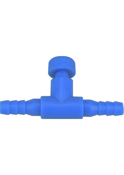 Mavi Stil 4mm Akvaryum Aksesuarları Hava Hattı Tüpü Ayarlanabilir Konnektör Pompa Akış Kontrol Vanaları Switch Tap 4mm Çaplı Hortum Trakea (Yurt Dışından)