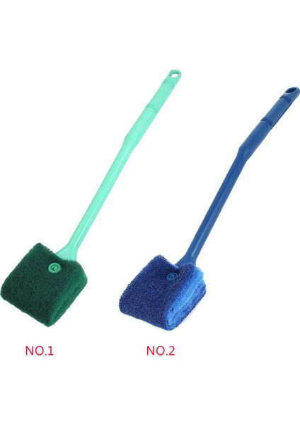 Yeşil Stil Tek Boyut 40CM Akvaryum Balık Tankı Temizleme Sünger Ovma Fırçası Scrubber Yosun Sökücü (Yurt Dışından) fırsatları