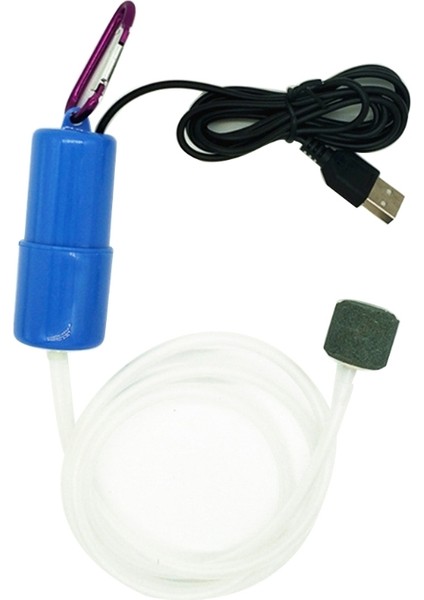 Açık Mavi Stil Taşınabilir Mini USB Akvaryum Balık Tankı Oksijen Hava Pompası Sessiz Enerji Tasarrufu Kompresör Su Teraryum Aksesuarı (Yurt Dışından) modelleri