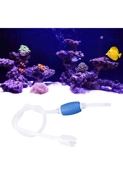 Akvaryum Sifonu Balık Tankı Sifon Elektrikli Süpürge Pompası Yarı Otomatik Su Değişimi Değiştirici Çakıl Su Filtresi Acuario Aksesuarları (Yurt Dışından)