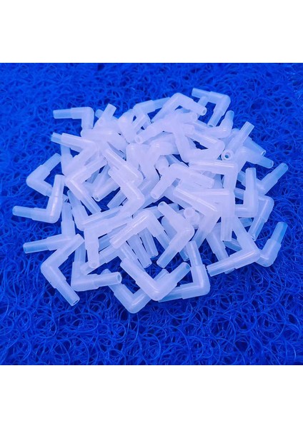 Beyaz Dirsek Stili Çap 4mm Lot 4mm Beyaz Dirsek Bağlayıcı Akvaryum Balık Tankı Hava Pompası Bağlayıcı Kontrol Vanası Hava Borusu Tüp Aksesuarları Plastik (Yurt Dışından) modelleri