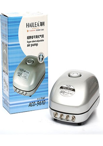 ACO-9601 Stili Au Adaptör Fişi Yeni Orijinal Haılea Aco Süper Sessiz Ayarlanabilir Akvaryum Hava Pompası Balık Tankı Havalandırıcı Pompası Oksijen Makinesi (Yurt Dışından) fiyatları