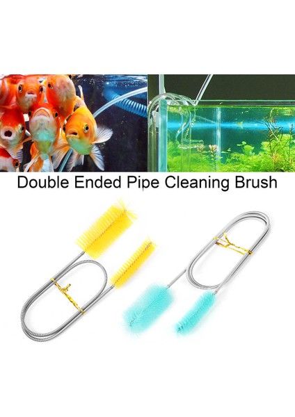 Sarı Stil 90CM Temizleme Fırçası Hava Tüpü Esnek Çift Uçlu Hortum Akvaryum Aksesuarları Tank Temizleyici Su Filtresi M Boru (Yurt Dışından) modelleri