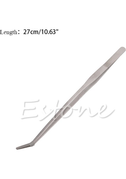 Düz Kafa Stili 27CM Akvaryum Canlı Tank Eğrisi Bitki Uzun Maşa Paslanmaz Çelik Cımbız cm (Yurt Dışından) fırsatları
