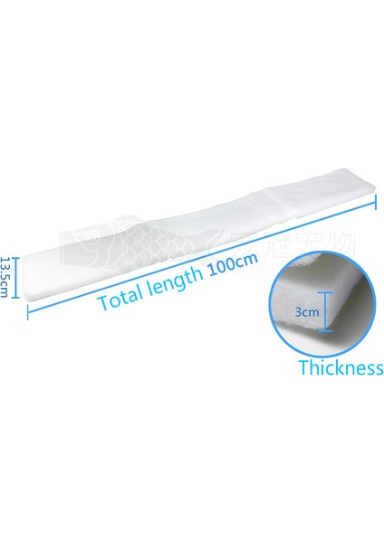 Beyaz Stil 100CM Uzunluk 100CM Dayanıklı Biyokimyasal Filtre Sünger Beyaz Akvaryum Balık Tankı Için Pamuk Biyokimyasal Pamuk 3cm Kalınlık Akvaryum Aksesuarı (Yurt Dışından) indirimleri