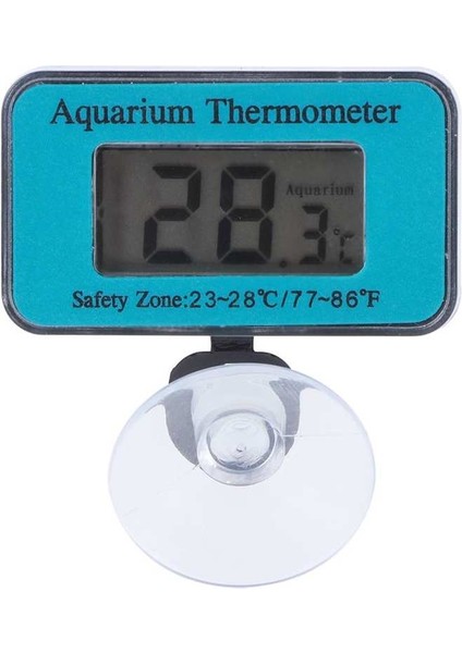 Akvaryum Termometresi - Akvaryum Dalgıç Balık Tankları Için Vantuzlu Suya Dayanıklı Dijital LCD Termometre Sıcaklık Ölçer (Yurt Dışından)