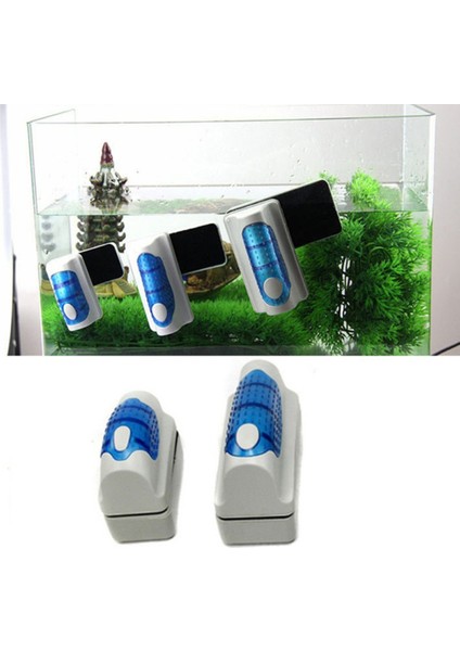 7x3.7x6.8cm Stili Balık Tankı Cleannew Manyetik Akvaryum Balık Tankı Fırçaları, Cam Pencere Yosun Temizleyiciler Plastik Sünger Aksesuarları Yosun Kazıyıcı (Yurt Dışından) fırsatları