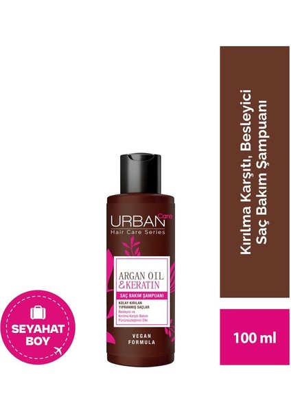 Urban Care Argan Oil & Keratin Şampuan 100 ml