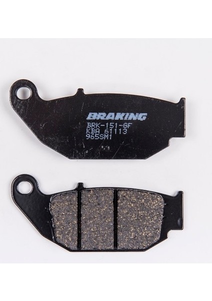 Honda Crf 250 L/rally Arka Fren Balatası Yarı Metalik 965SM1