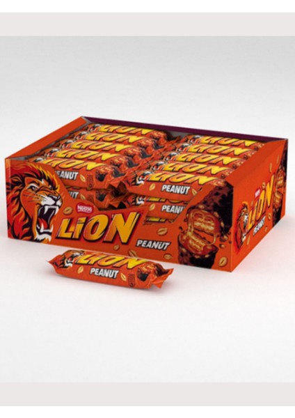 1 Paket 24 Adet Hediye Lion Çikolata Kaplı Fıstıklı Peanut Gofret 41 G ( 24 Adet ) fiyatları