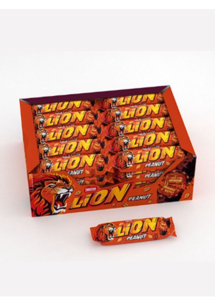 1 Paket 24 Adet Hediye Lion Çikolata Kaplı Fıstıklı Peanut Gofret 41 G ( 24 Adet ) modelleri