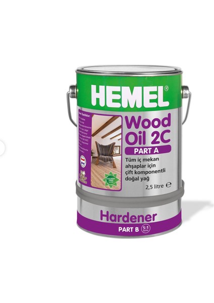 Wood Oil 2c Çift Komponentli Doğal Yağ