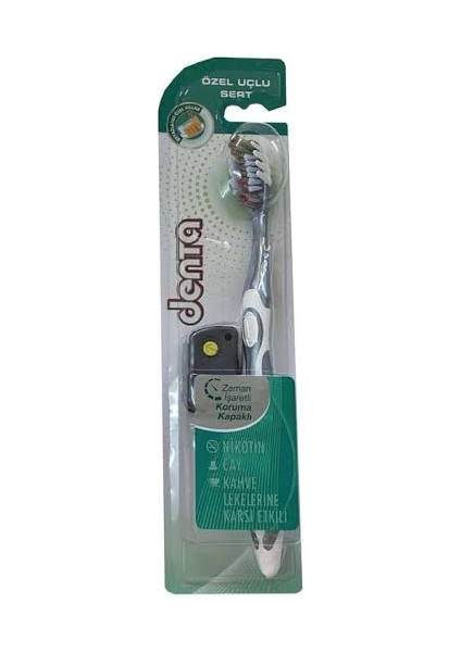 Banat Denta Özel Uçlu Diş Fırçası (Kapaklı) Tiryakilere Özel Beyazlatıcı Kıllar