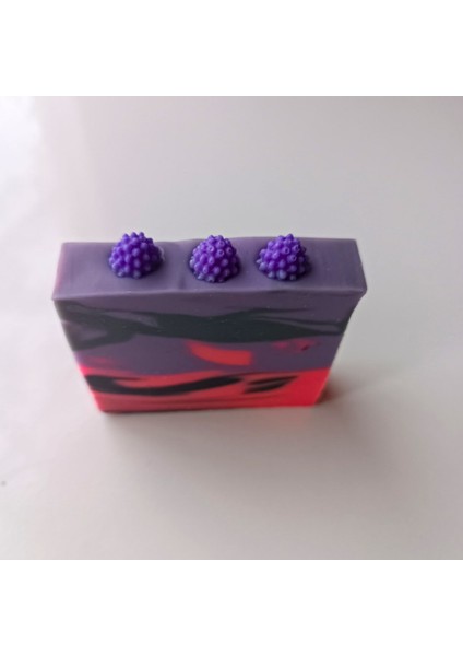 Pirinç Kepeği Yağlı Böğürtlen Kokulu El Yapımı Doğal Berry Sabunu modelleri