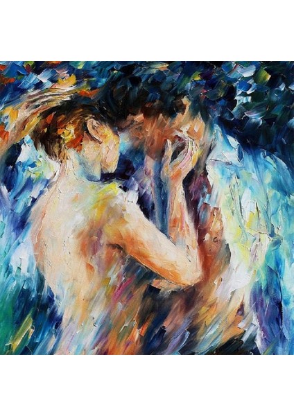 Canvas Tutku 3 Sayılarla Boyama Seti Kasnaklı 40 x 50 cm