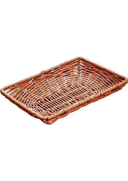 Aperatifler Kahvaltı Ev Için Dokuma Sepet Rattan Sepet Dikdörtgen 23CM (Yurt Dışından) fırsatları