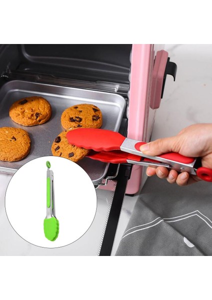 Chiwanji Mutfak Maşası Uçlu Gıda Barbekü Piş Gereçleri 7 Inç Yeşil (Yurt Dışından) indirimleri