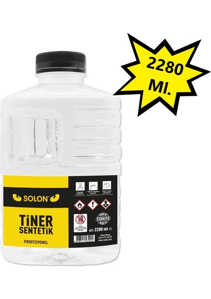 Sentetik Tiner 2280 ml