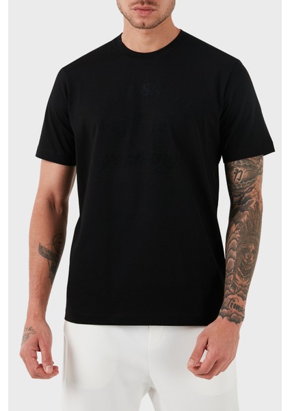 Logolu Bisiklet Yaka Pamuklu Regular Fit T Shirt Erkek T Shirt 13311614 011 indirimleri