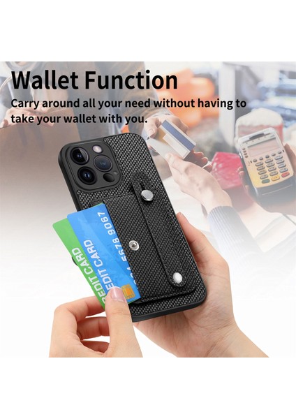 iPhone 14 Pro Max Kart Yuvalı Deri Karbon Fiber Dokulu Arka Kapak (Yurt Dışından) indirimleri
