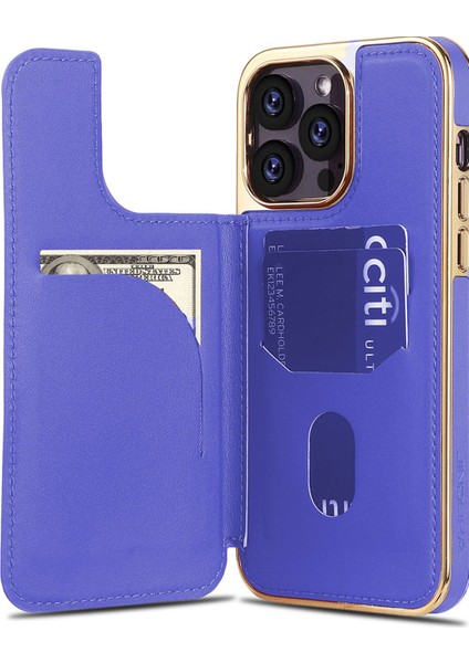 iPhone 13 Pro Max Kart Sahibi Eşkenar Dörtgen Deri Kaplamalı Pc Telefon Kapağı (Yurt Dışından) modelleri