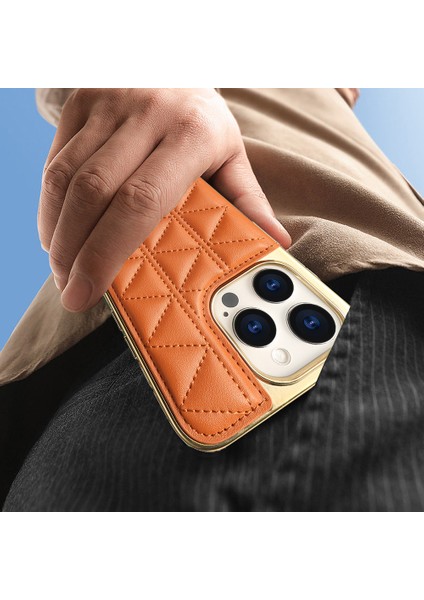 iPhone 13 Pro Max Pu Deri Manyetik Kart Tutucu Telefon Kapağı (Yurt Dışından) indirimleri
