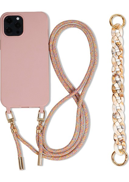 iPhone 14 Pro Max Askılı Yumuşak Tpu Şok Emici Telefon Kılıfı (Yurt Dışından)