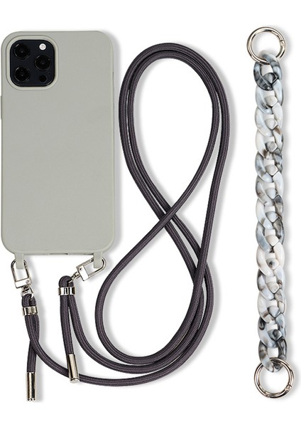 iPhone 14 Pro Max Askılı Yumuşak Tpu Şok Emici Telefon Kılıfı (Yurt Dışından)
