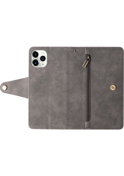 iPhone 11 Pro Pu Deri Standlı Flip Telefon Kapağı (Yurt Dışından) fırsatları