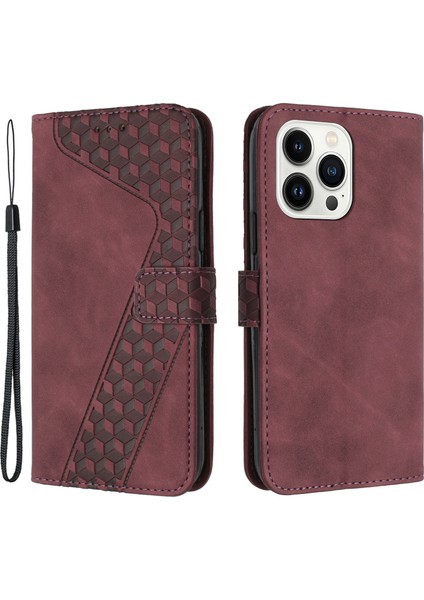 iPhone 12 Pro Pu Deri Telefon Cüzdanı Çizilmez Kapak (Yurt Dışından)