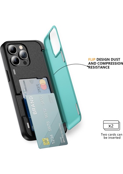 iPhone 12 Pro / 12 Flip Kickstand Tpu+Pc Kapağı (Yurt Dışından)