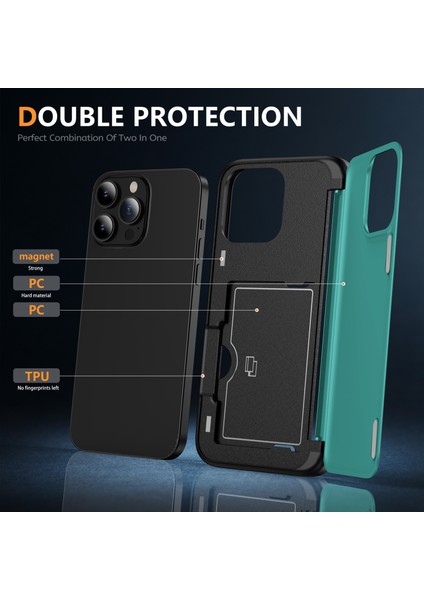 iPhone 12 Pro / 12 Flip Kickstand Tpu+Pc Kapağı (Yurt Dışından)