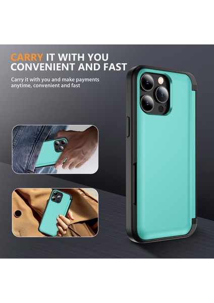 iPhone 12 Pro / 12 Flip Kickstand Tpu+Pc Kapağı (Yurt Dışından)