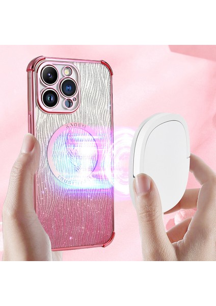 iPhone 12 Pro Anti-Düşme Elektroliz Kaplama Tpu Telefon Kapağı (Yurt Dışından)