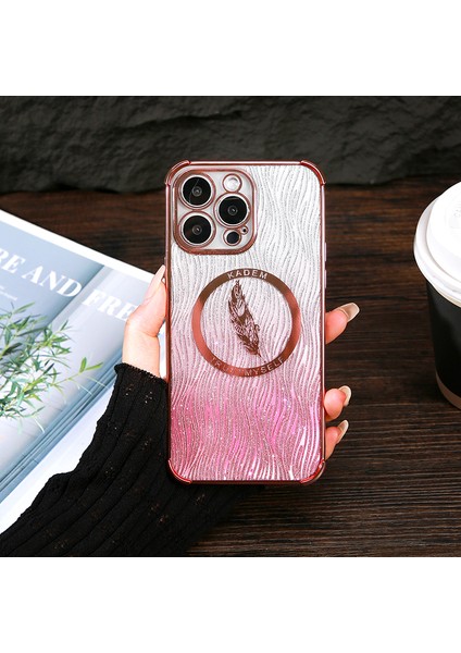 iPhone 12 Pro Anti-Düşme Elektroliz Kaplama Tpu Telefon Kapağı (Yurt Dışından)