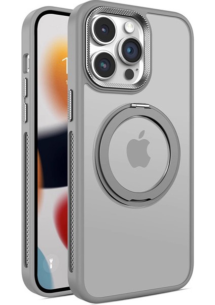 iPhone 14 Pro Manyetik Pc+Tpu Hibrit Telefon Kılıfı (Yurt Dışından)
