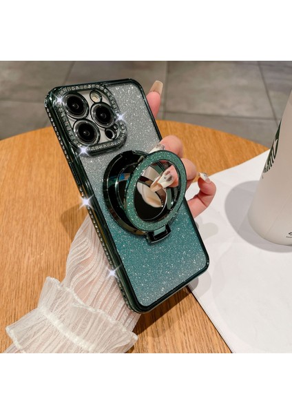 iPhone 12 Pro Telefon Malzemeleri Manyetik Tpu Pc Kickstand Kabuk (Yurt Dışından)