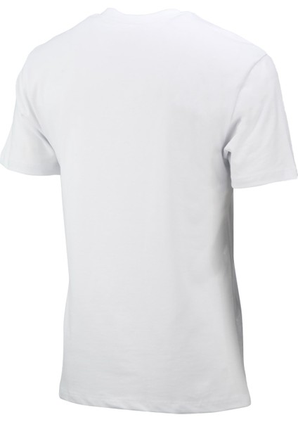 Erkek Bisiklet Yaka Standart Fit Beyaz T-Shirt