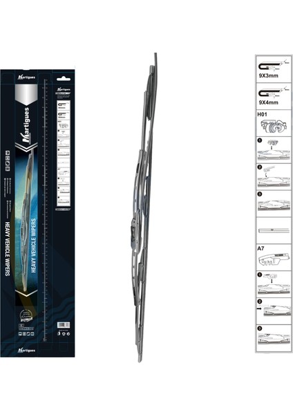 Silecek 650MM Fıskıyelı Renault Premıum Kerax 2006 Ym