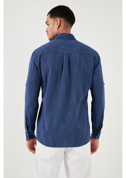 Pamuk Düğmeli Yaka Regular Fit Erkek Gömlek G081SZ0041838239