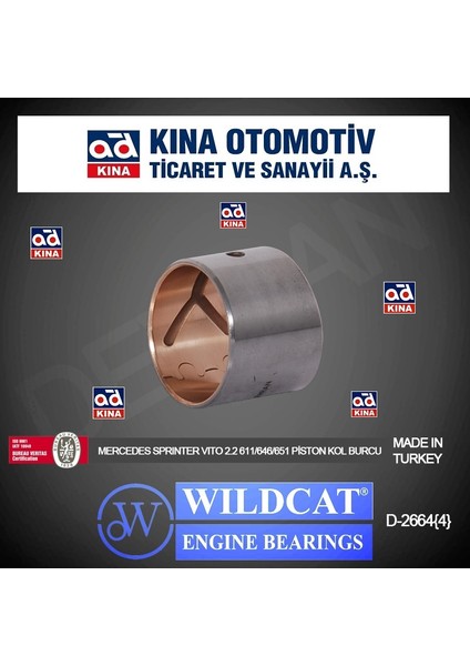 Piston Kol Burcu 2664 Sprınter Crafter 611 646 Gold