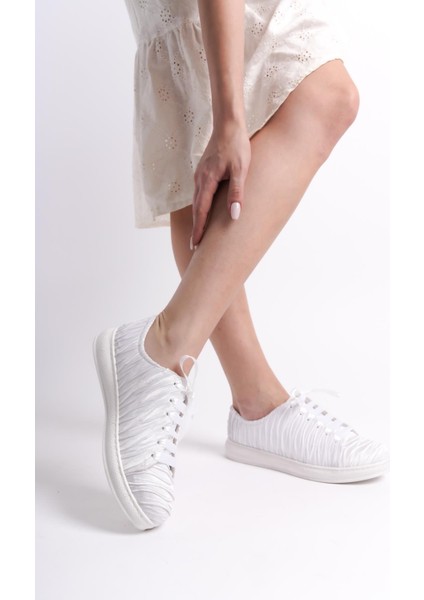 Kadın Topuklu Spor Gelinlik Ayakkabısı