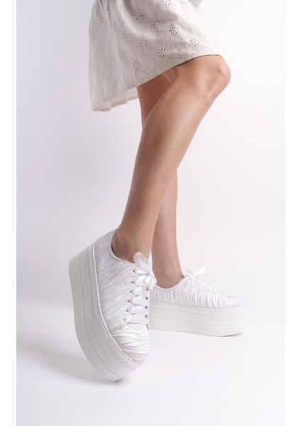 Kadın Yüksek Topuklu Spor Gelin Ayakkabısı