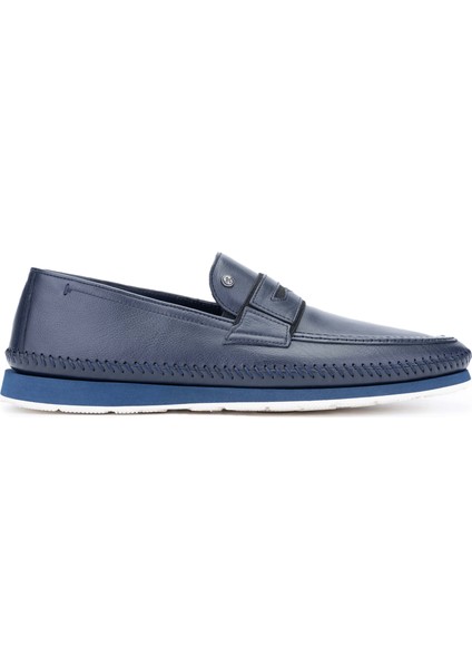 Erkek Deri Lacivert Loafer Ayakkabı 1016 128 Erk Ayk Y24 Lacı Vıc