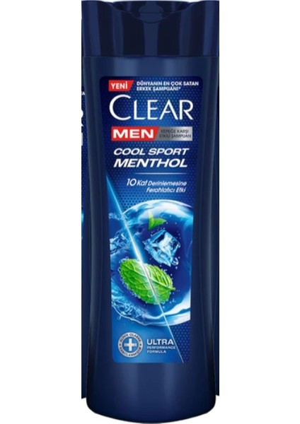 Men Kepeğe Karşı Etkili Şampuan Cool Sport Menthol Ferahlatıcı Mentol Etkisi 350 ml