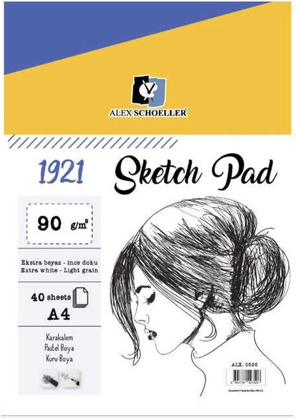 Sketchpad Spiralli A4 90 gr fiyatları