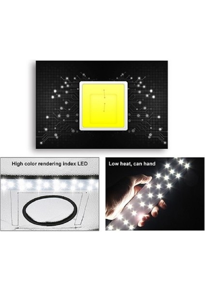 Puluz Profesyonel 2X32 LED Işıklı 40 x 40 cm Fotoğraf Çekim Çadırı indirimleri