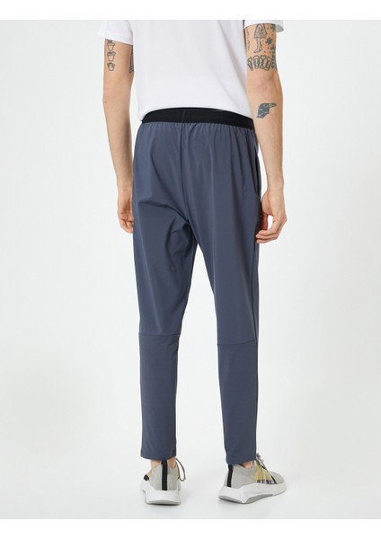 Spor Eşofman Altı Slim Fit Beli Lastikli Cep Detaylı