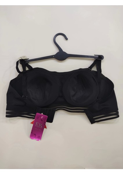 Lazer Kesim Askısı Çıkarılabilir Straplez Siyah Sütyen -1240 modelleri