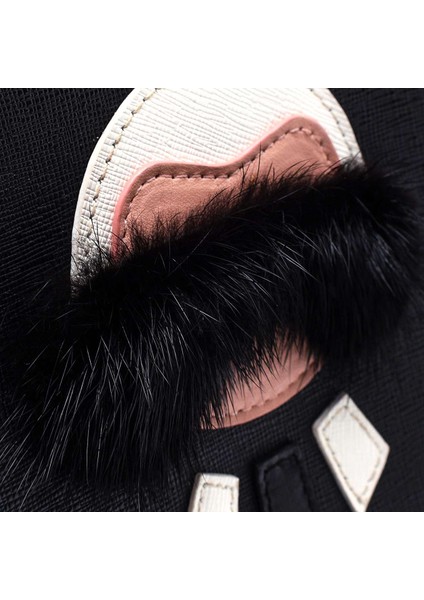 Black Leather Karlito Clutch Bag indirimleri